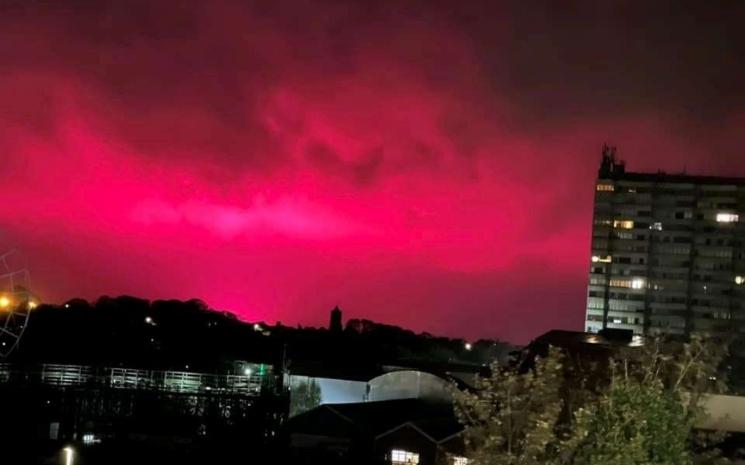 Les images du ciel de Birmingham