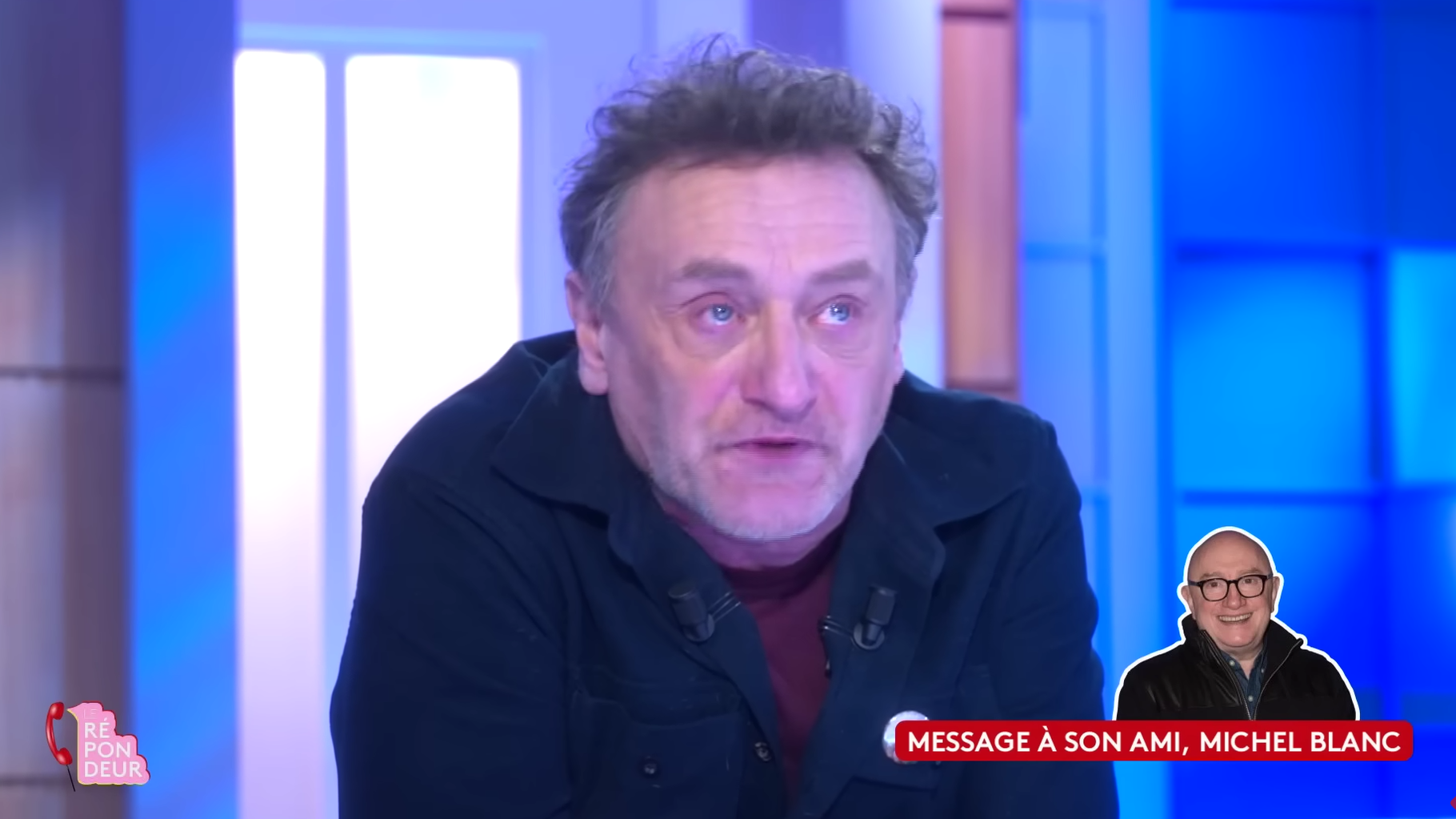 En larmes, Jean-Paul Rouve adresse un message à Michel Blanc dans « C à Vous »