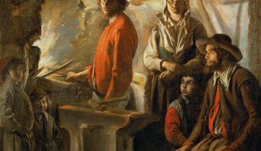 Louis Le Nain, La Forge (détail)