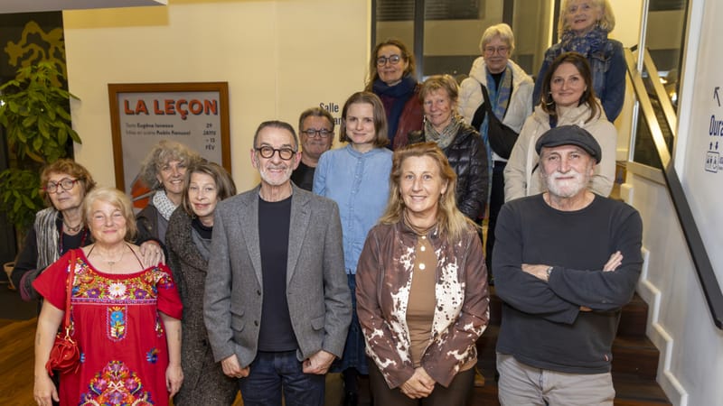 Robin Renucci a rencontré quinze lecteurs de "La Provence", qui ont pu assister à une heure de répétition de sa nouvelle création "La Leçon" d’Eugène Ionesco, avant d’échanger avec lui.