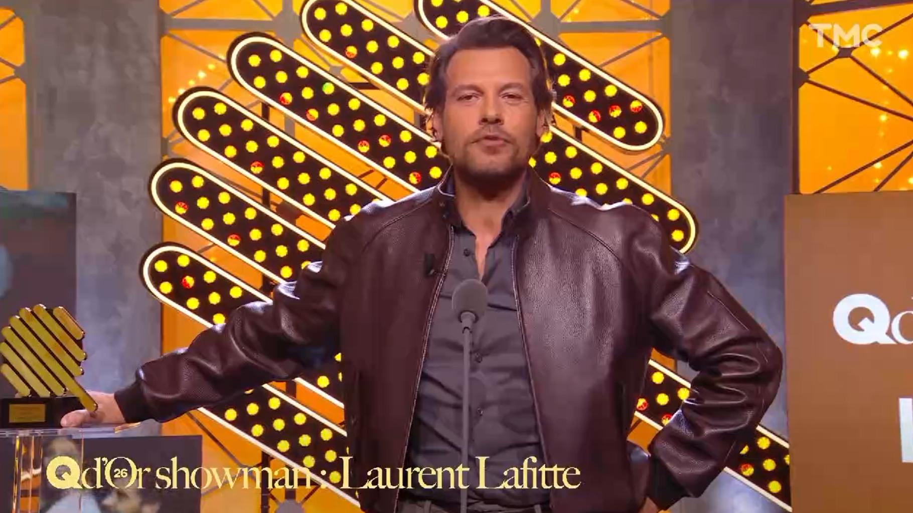 Aux Q d’Or 2026, Laurent Lafitte décroche le prix du discours le plus culotté
