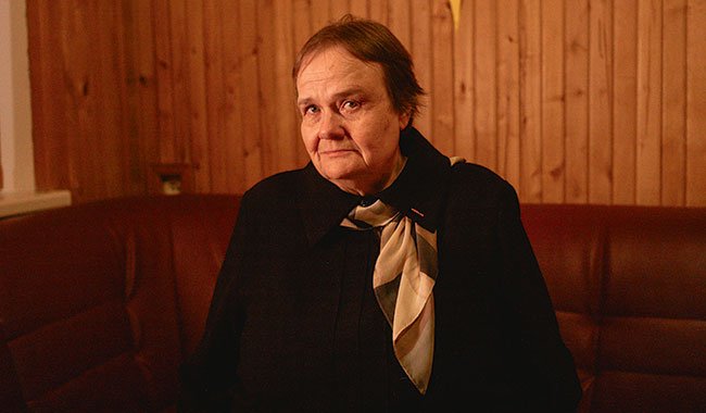 Sœur Bernadeta Mališkaitė dans la maison paroissiale de Kybartai, où elle vit une partie de la semaine. Le village est collée à l’enclave russe de Kaliningrad.