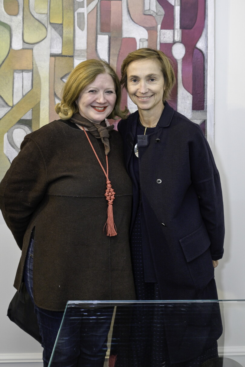 La fondatrice de la Galerie Pixi, Marie Victoire Poliakoff, et Cécile Verdier, présidente de Christie’s France.
