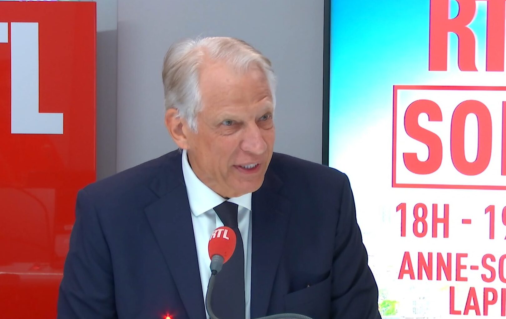 Dominique de Villepin appelle sur RTL l'Europe à "montrer à Donald Trump que nous ne transigerons jamais" sur le Groenland