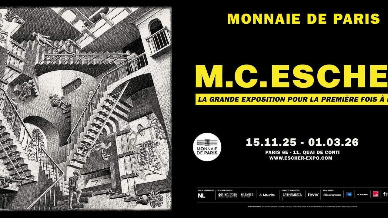 Rétrospective Escher à la Monnaie de Paris: quand les mathématiques se font art - Reportage culture