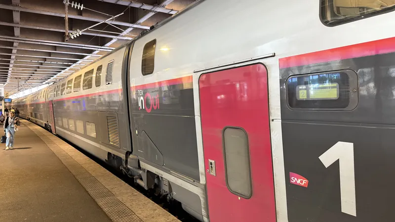 Un TGV Inouï desservant la gare de Cannes, le 29 janvier 2026.