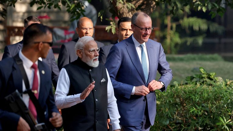 Merz évoque la possibilité d'un accord commercial UE-Inde dès la fin janvier