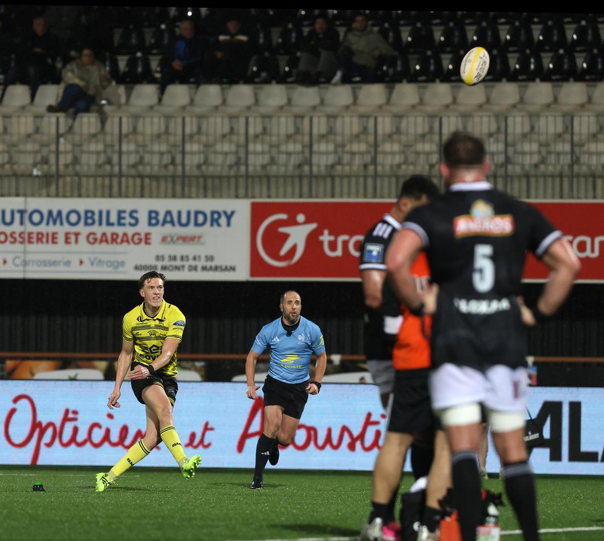 Auteur de 19 points à Nevers une semaine plus tôt, Iban Laclau a cette fois inscrit 10 points face aux perches, tout en livrant une nouvelle prestation convaincante à l’ouverture.