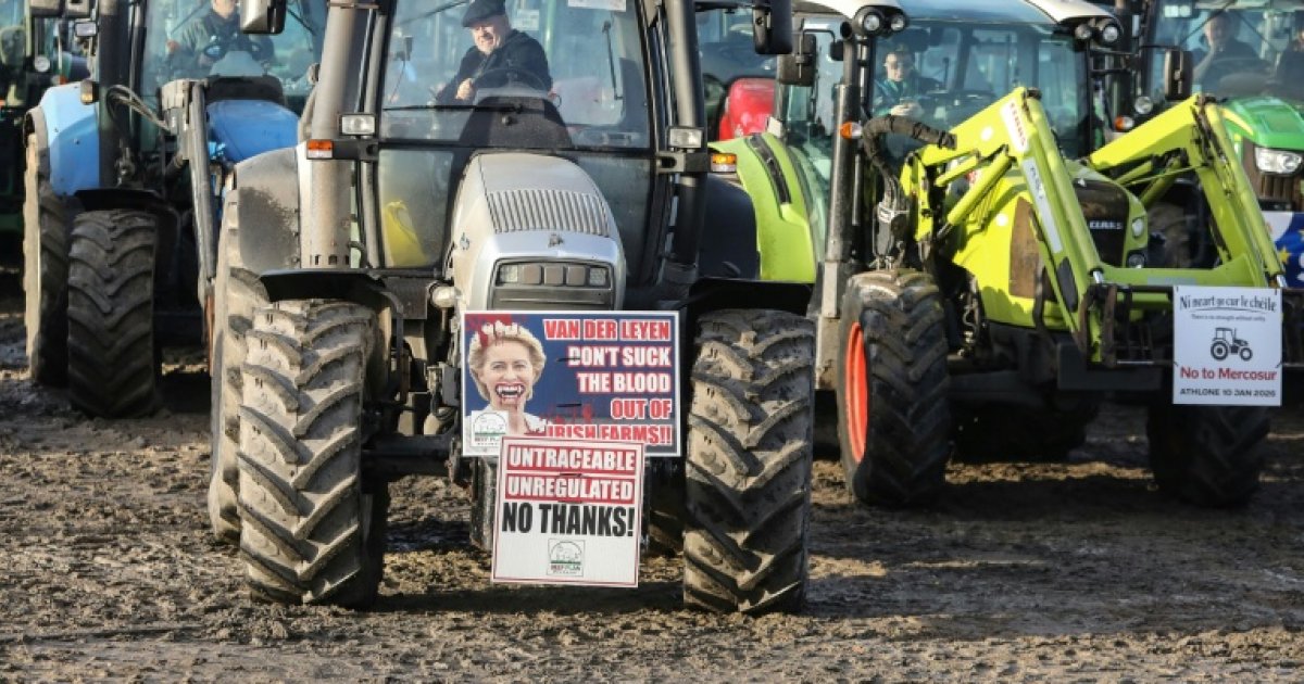 Irlande: des milliers d'agriculteurs manifestent contre l'accord UE-Mercosur : Actualités