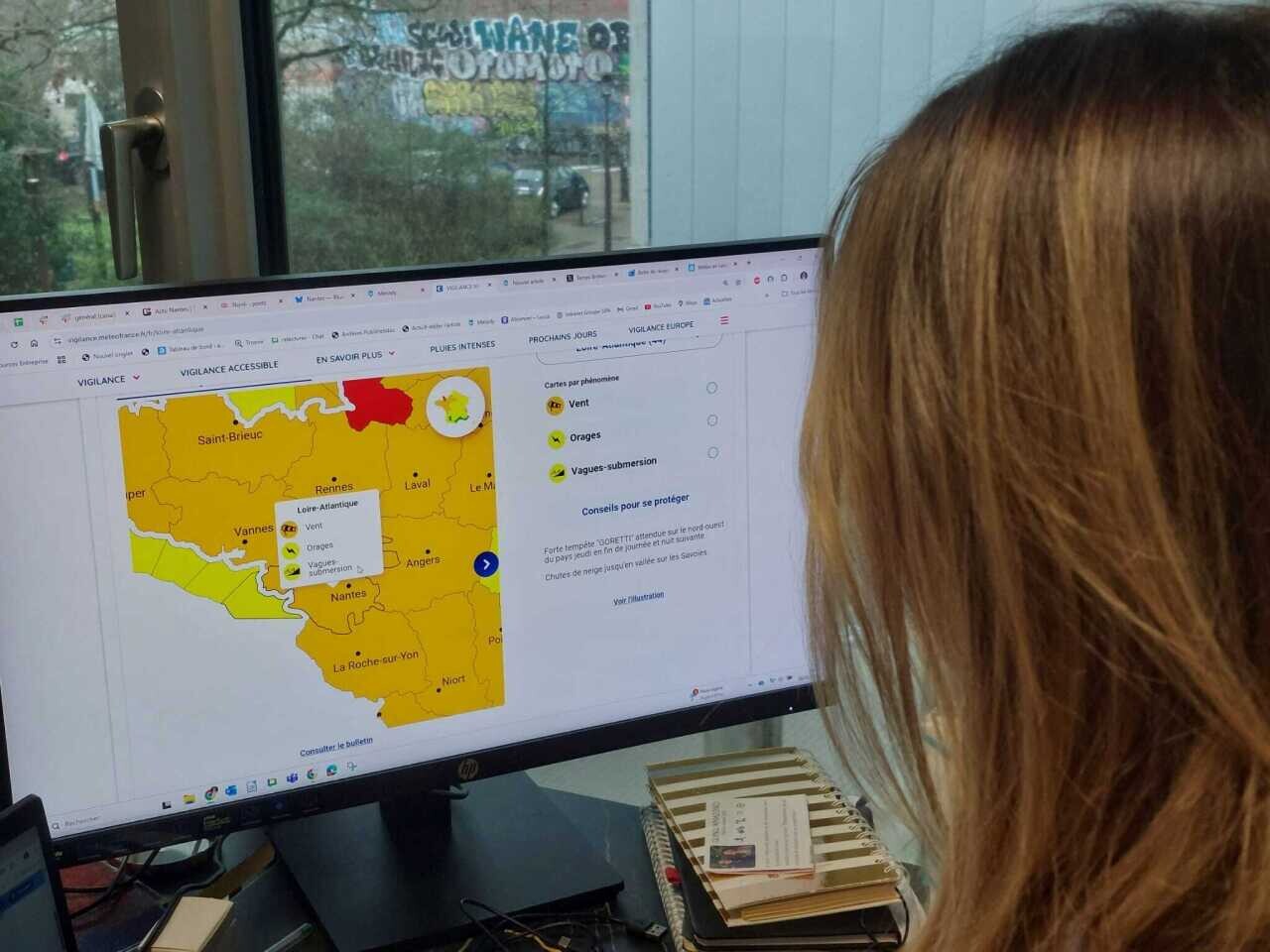 Tempête Goretti. Vents, orages, vagues… La Loire-Atlantique en vigilance orange