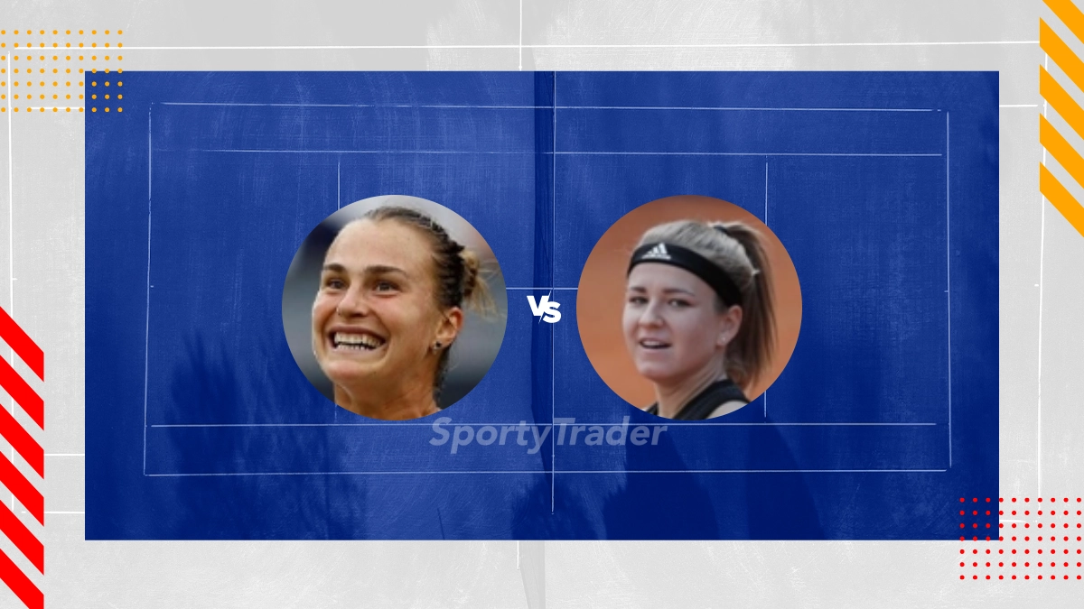 Pronostic Aryna Sabalenka Karolina Muchova - WTA Brisbane