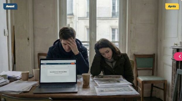 L'appartement, les meubles, les occupants... Rien n'existe vraiment. Crédit : unevilleheureuse.fr