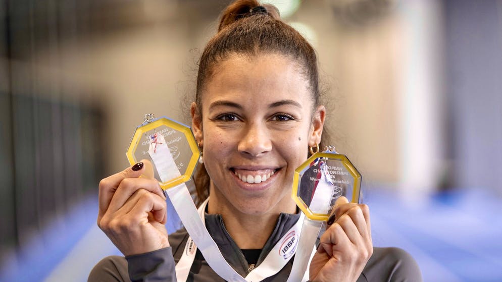 Melanie Hasler vient de décrocher deux titres européens à Saint-Moritz.