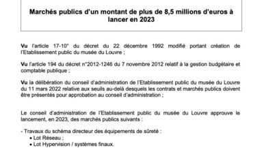 Louvre : un nouveau document à porter au dossier sécurité