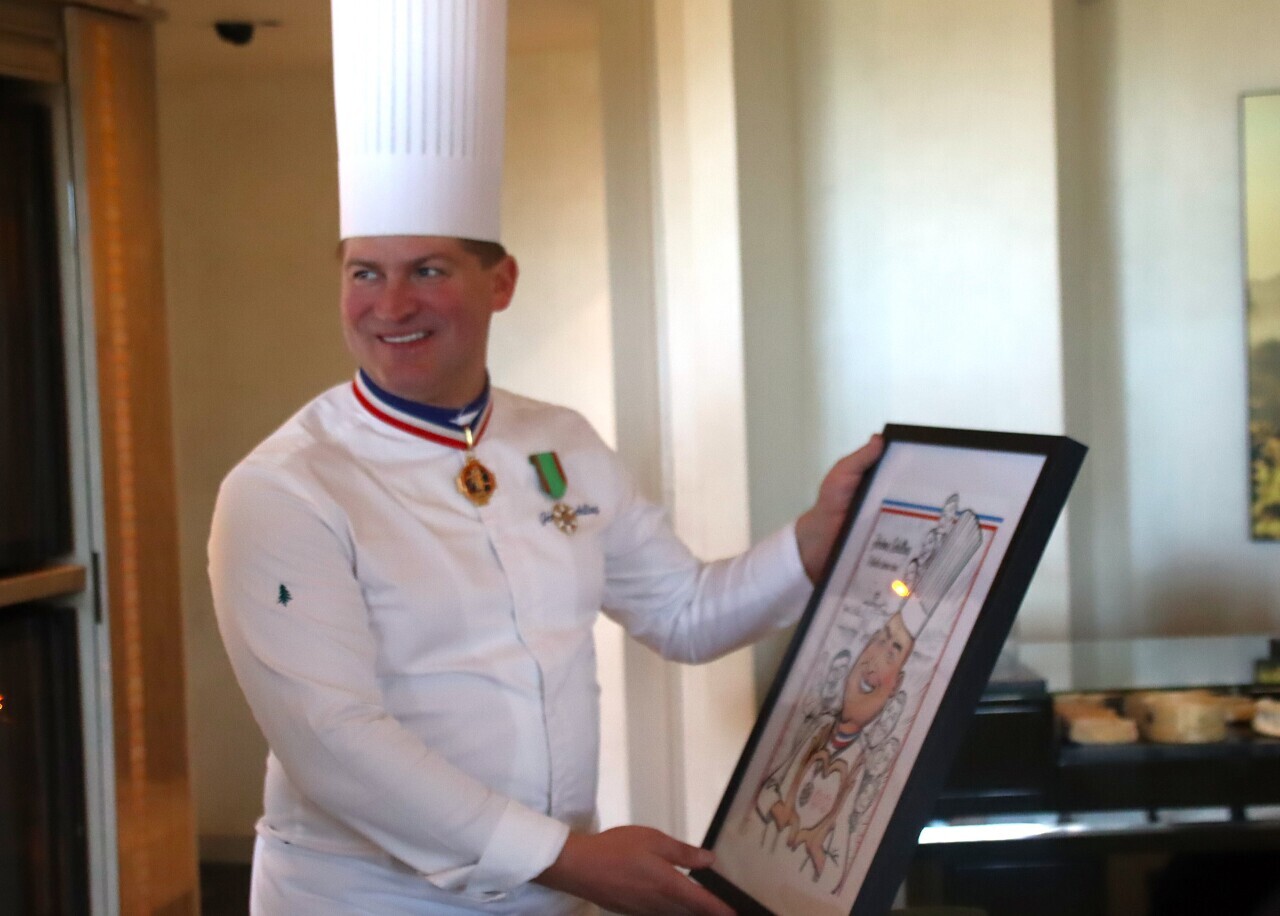 Doublement étoilé dans son restaurant en Gironde, Jérôme Schilling a de nouveau été distingué