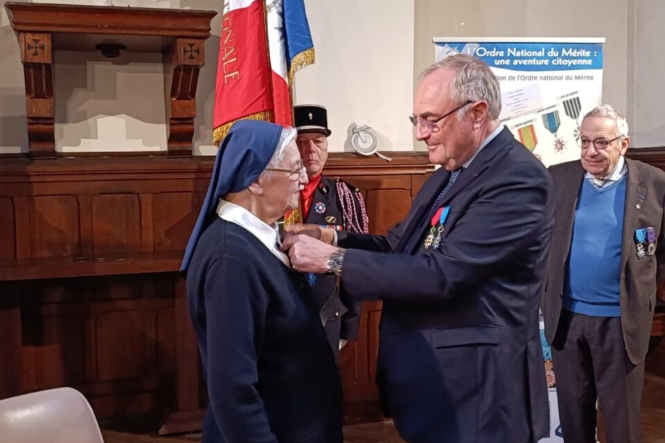 soeur marie Anne roubaix médaille du mérite