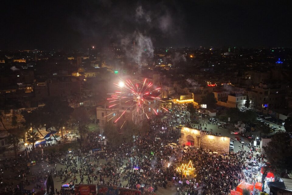 Les festivités du Nouvel an à Damas.