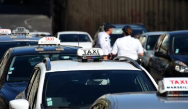 les taxis marseillais en colère contre la révision de leur système