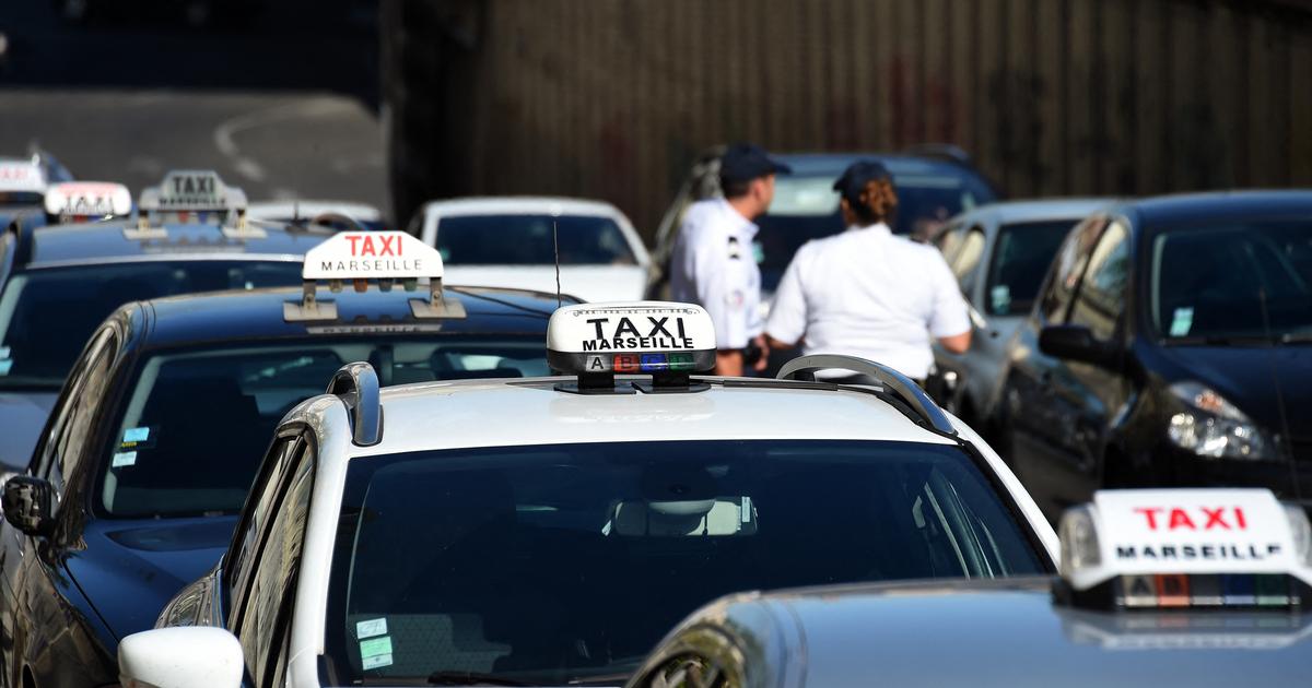 les taxis marseillais en colère contre la révision de leur système