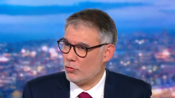 Olivier Faure, sur le plateau du 20-Heures de TF1, le 17 janvier 2026.