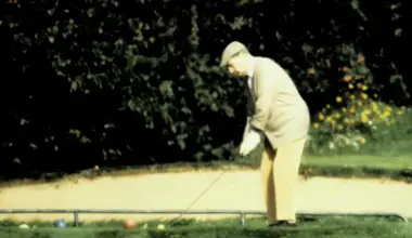 François Mitterrand, un golfeur tranquille