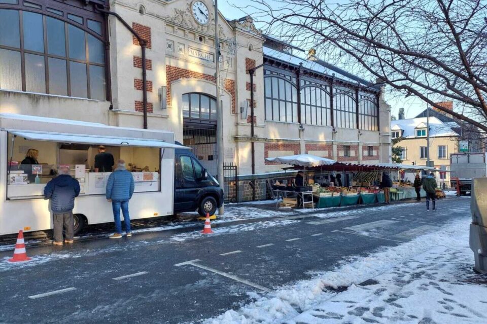 Le marché de Flers (Orne) de ce mercredi 7 janvier 2026 s’est contenté de trois commerçants.