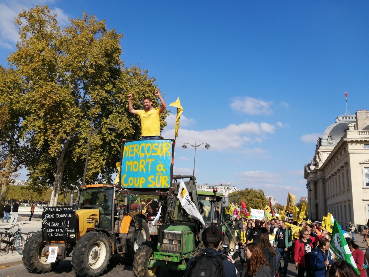 les agriculteurs de la Confédération paysanne libérés