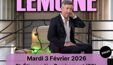 Saint-Étienne-lès-Remiremont – Jean-Luc Lemoine en spectacle mardi 3 février 2026