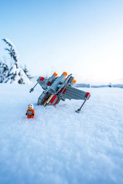 Le X-Wing s'était déjà planté dans la neige il y a quelques années.