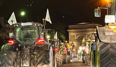 après avoir passé la nuit à Paris, les tracteurs ont quitté la capitale