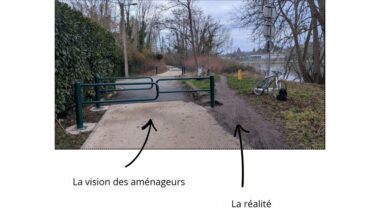 Les barrières anti-scooters, une fausse bonne idée pour le collectif Vélo Île-de-France