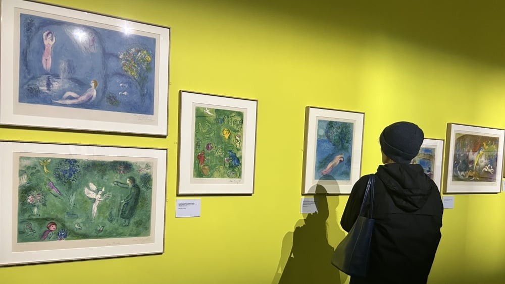 65 lithographies de Marc Chagall exposées à Aix-en-Provence pour un monde tout en couleur