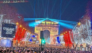 Réveillon du Nouvel An agité à Paris avec 125 interpellations