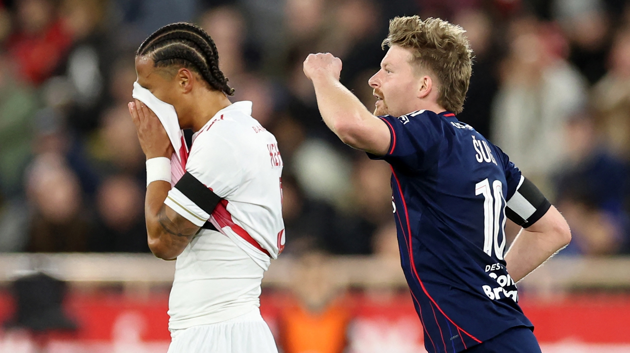 en attendant Endrick, Lyon domine Monaco grâce à un doublé de Sulc