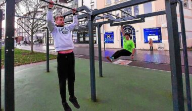 « On sort du taf et on va au street » : à Rennes le temps ne refroidit pas ces pratiquants de street workout