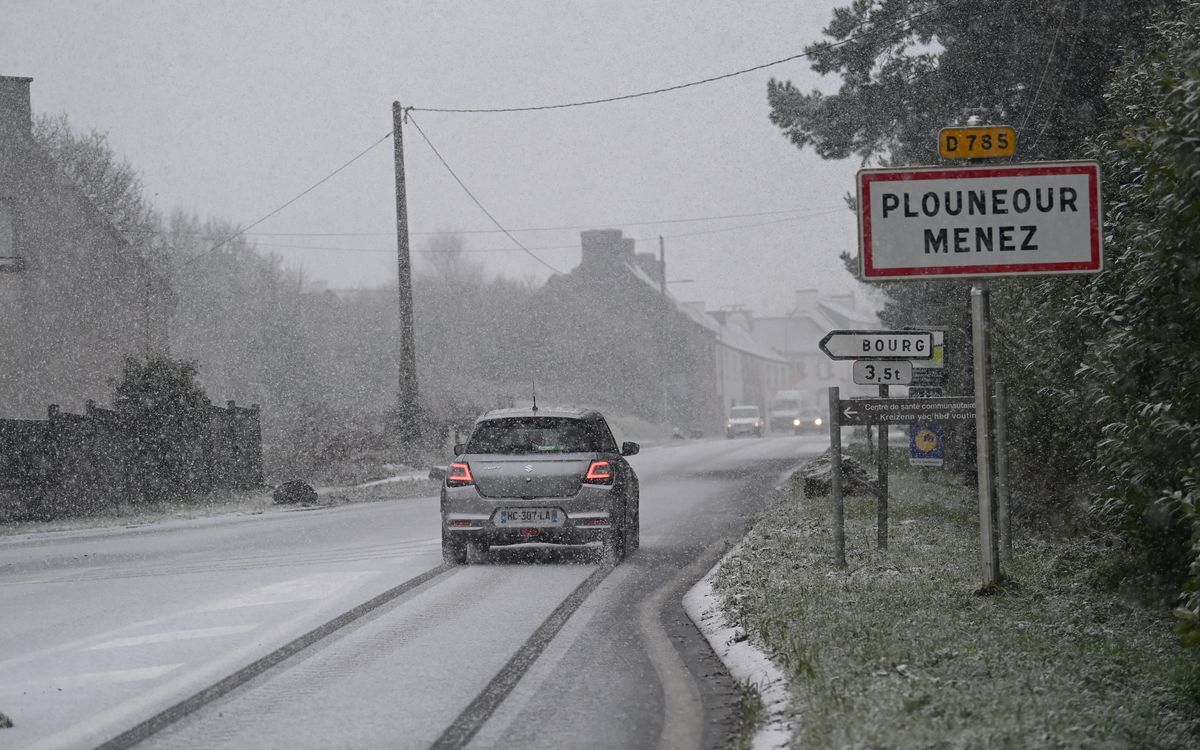 Neige et verglas en Bretagne : envoyez-nous vos photos. (Le Télégramme)