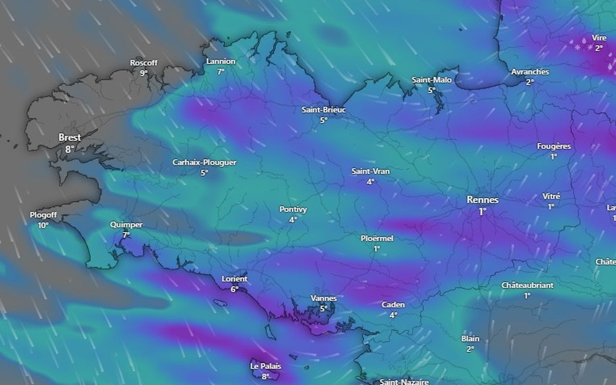 « Un phénomène extrêmement dangereux » : des pluies verglaçantes attendues la nuit prochaine en Ille-et-Vilaine, voici les secteurs concernés
