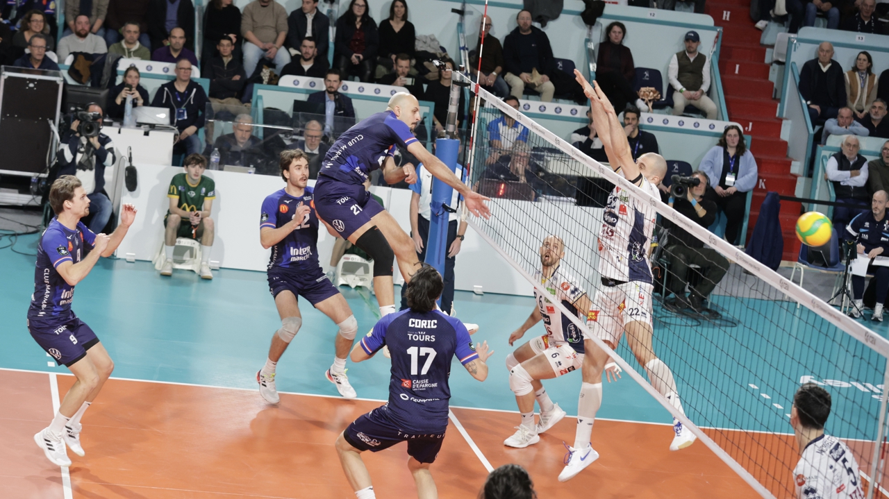 le Tours VB finit par céder contre Trento