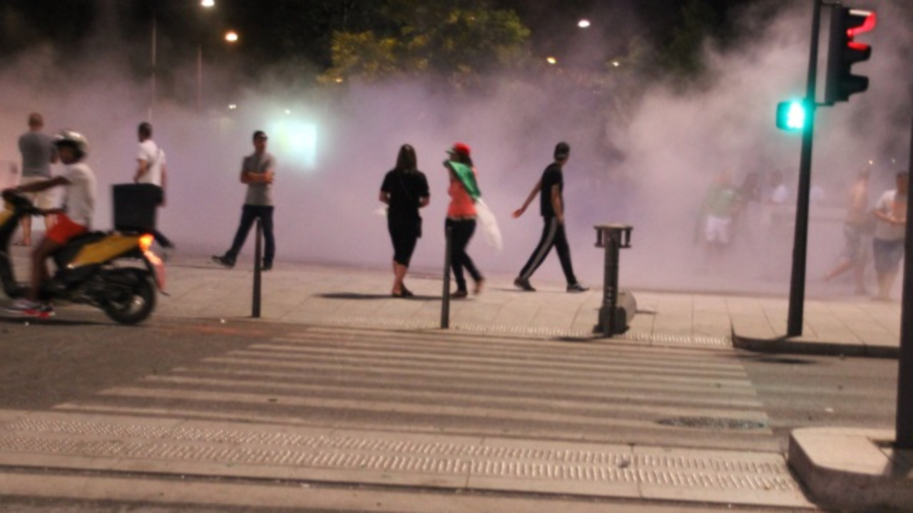 des débordements signalés à la Guillotière à Lyon, la police intervient