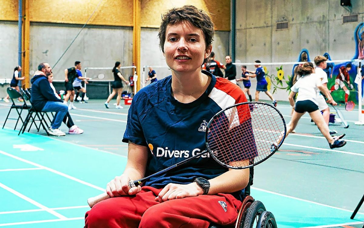 « Ces compétitions me permettent de voir autre chose » : cette championne d’Europe de parabadminton a voulu se frotter à des valides