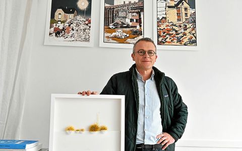 Alain Hélou a ouvert en décembre 2024 une galerie à son nom, place Wilson à Brest. Il propose à ses confrères une communication commune.