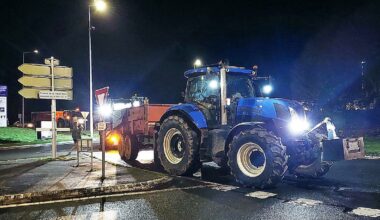 Morlaix, Landerneau, Plougastel-Daoulas… Des agriculteurs ont mené des actions contre plusieurs magasins Lidl du Finistère