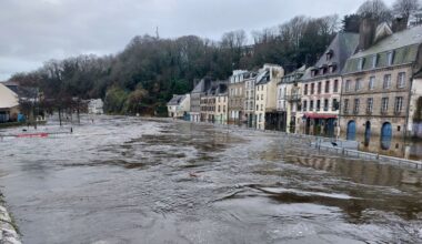 DIRECT - Crues : à Quimperlé, les prévisions de crue revues à la baisse, l’Élorn et l'Aulne débordent