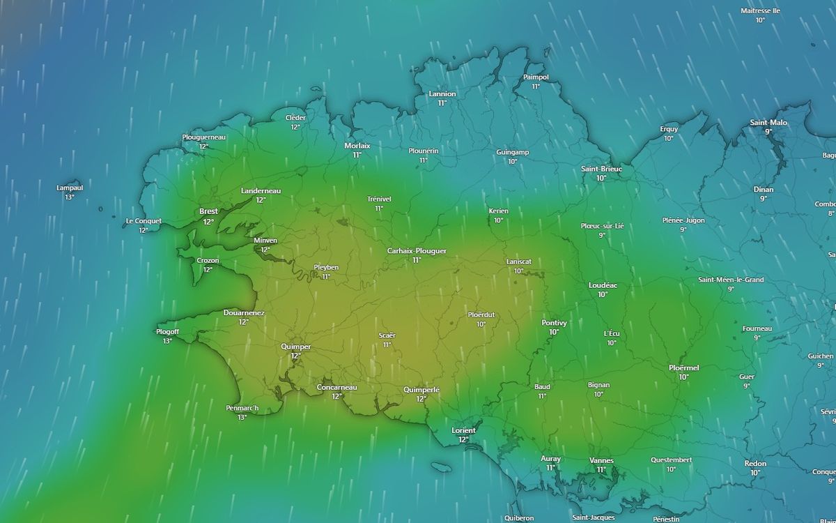 Des inondations redoutées avec l'arrivée de nouvelles pluies cette nuit dans le Finistère et le Morbihan, revivez notre direct