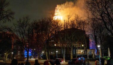 Aux Pays-Bas, un incendie ravage une église d’Amsterdam lors d’un Nouvel An mouvementé
