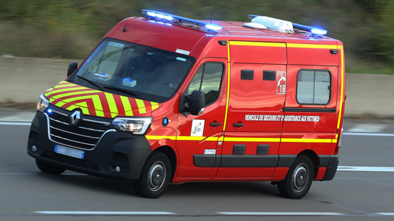 Près de Lyon : une collision fait deux blessés légers sur la D43