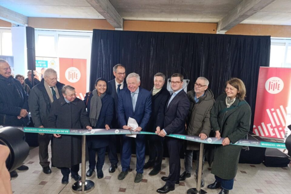 collège sainte marie lille pose première pierre Habitat et humanisme