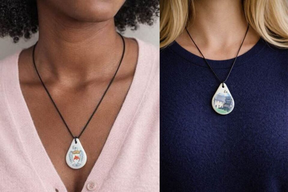 Des pendentifs élégants.