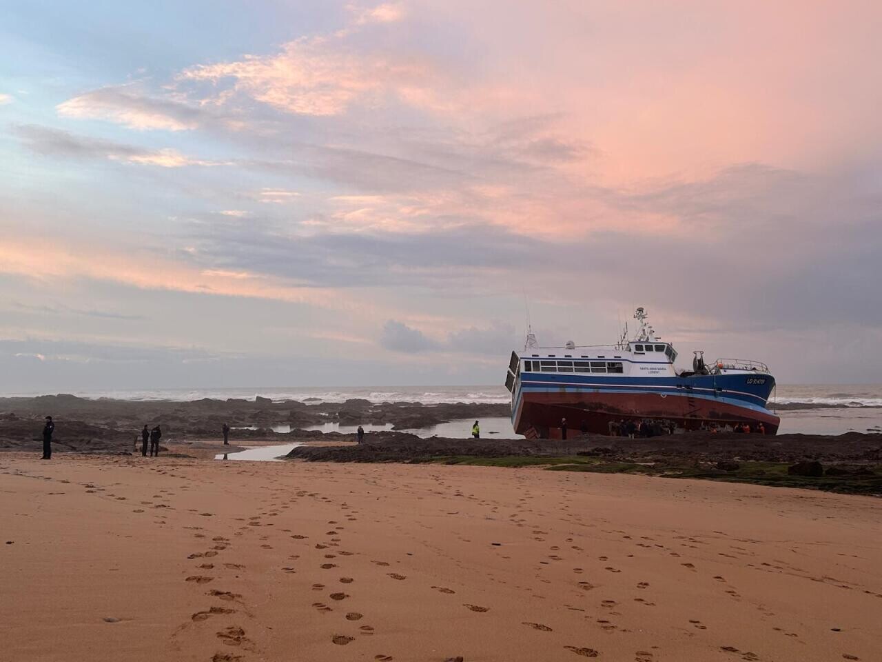 Le bateau de pêche échoué aux Sables-d’Olonne ne reprendra pas la mer