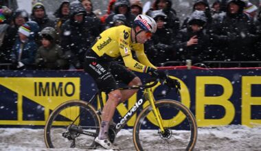 Dix jours après sa chute, Wout van Aert est déjà de retour à l’entraînement